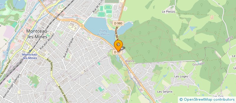 localisation de l'entreprise HEXAGONE PISCINES SERVICES  BLANZY