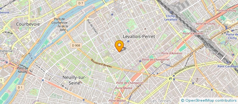 localisation de l'entreprise HEXAGONE REGIE à LEVALLOIS-PERRET