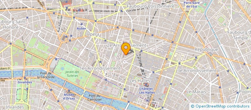 localisation de l'entreprise HEXAGONE SPORT à PARIS