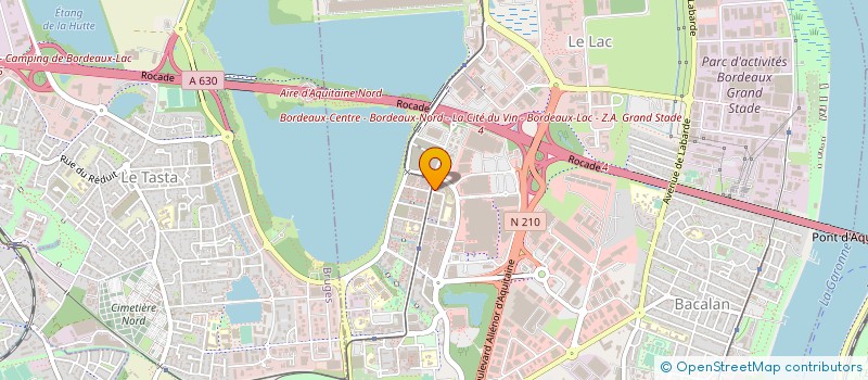 localisation de l'entreprise HEXAGONE TRANSPORTS  BORDEAUX