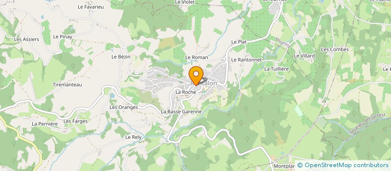 localisation de l'entreprise HEXAGONE TRAVAUX SPECIAUX à RONTALON