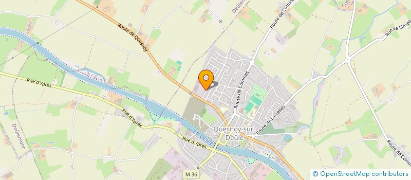 localisation de l'entreprise HEXAGONEM à QUESNOY-SUR-DEULE