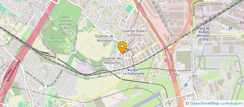 localisation de l'entreprise HEXAGRO à CHEVILLY-LARUE