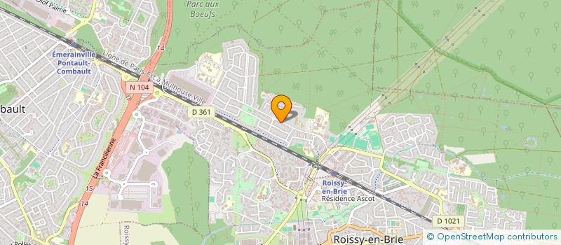 localisation de l'entreprise HEXALITIC  ROISSY-EN-BRIE