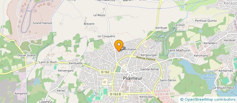 localisation de l'entreprise HEXAMECA à PLOEMEUR