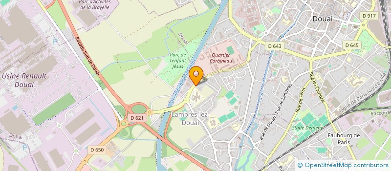 localisation de l'entreprise HEXAPAT  LAMBRES-LEZ-DOUAI