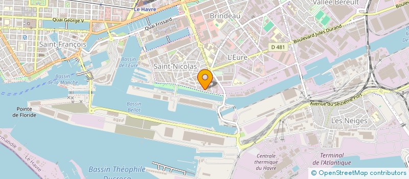 localisation de l'entreprise HEXAPRIME INVEST à LE HAVRE