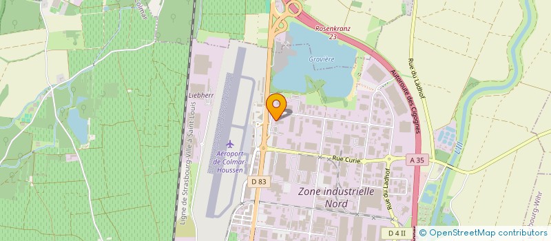 localisation de l'entreprise HEXASEMM  COLMAR