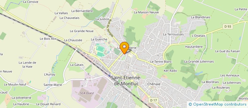 localisation de l'entreprise HEXASIX  SAINT-ETIENNE-DE-MONTLUC