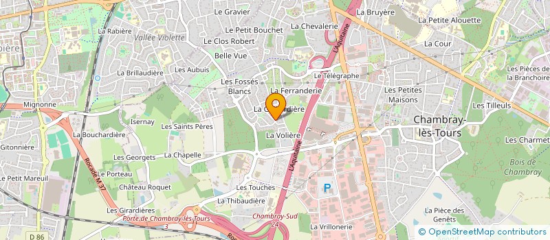 localisation de l'entreprise HEXATHYGONE  CHAMBRAY-LES-TOURS