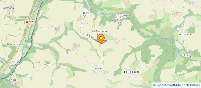 localisation de l'entreprise HEXAVIA PATRIMOINE  TREBRIVAN