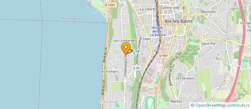 localisation de l'entreprise HEXAVIL  TRESSERVE