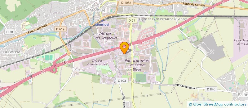 localisation de l'entreprise HEXCEL HOLDINGS à DAGNEUX