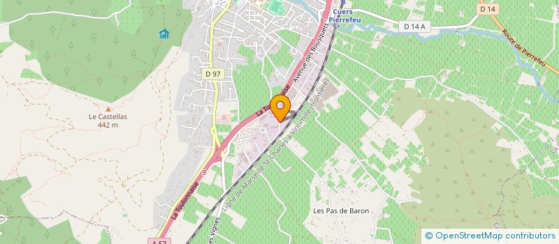 localisation de l'entreprise HEXDALLE FRANCE CONSTRUCTION  CUERS