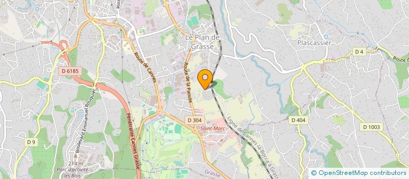 localisation de l'entreprise HEXE II  GRASSE