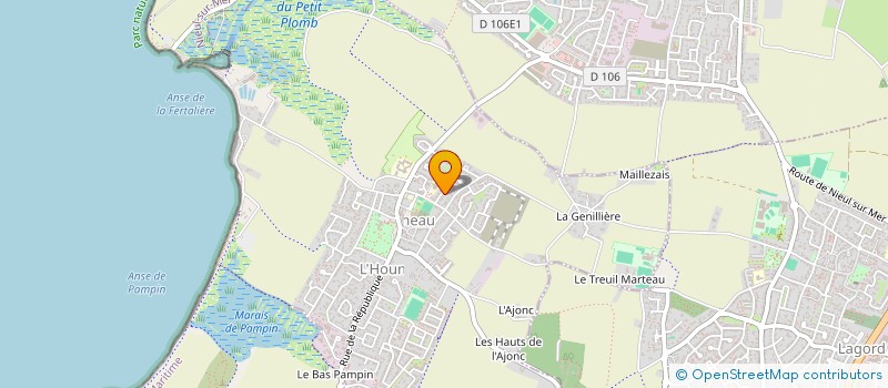localisation de l'entreprise HEXECO.EU à L'HOUMEAU