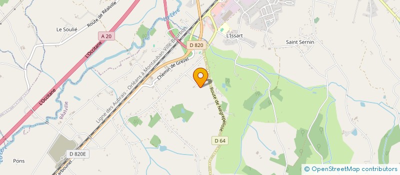 localisation de l'entreprise HEXELYS  REALVILLE