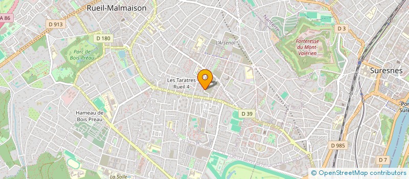 localisation de l'entreprise HEXFIT CORPORATE à RUEIL-MALMAISON