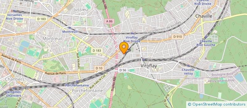localisation de l'entreprise HEXIA à VIROFLAY