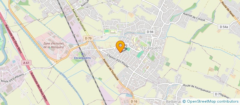 localisation de l'entreprise HEXINO  ESCALQUENS