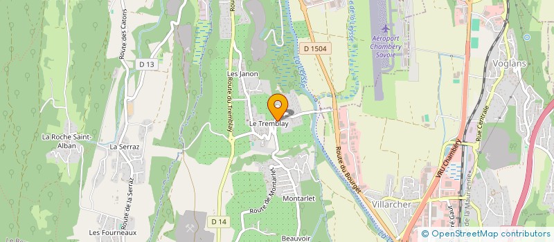 localisation de l'entreprise HEXO FACADES  LA MOTTE-SERVOLEX