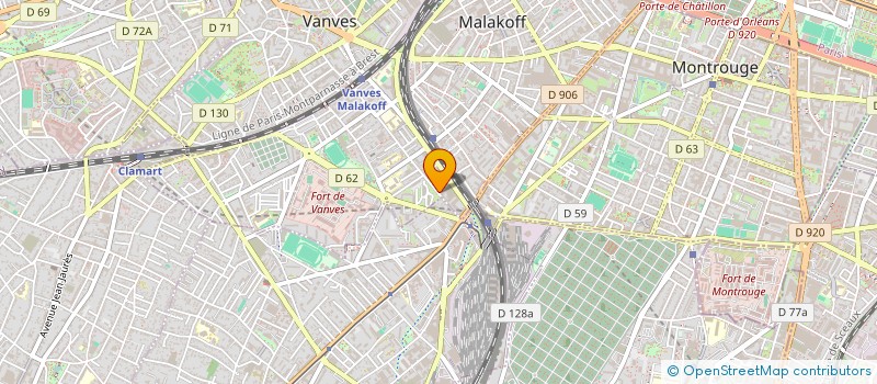 localisation de l'entreprise HEXO VTC  MALAKOFF