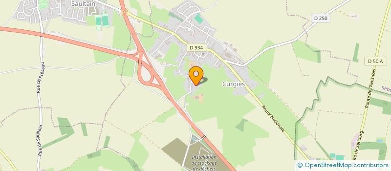 localisation de l'entreprise HEXORA  CURGIES