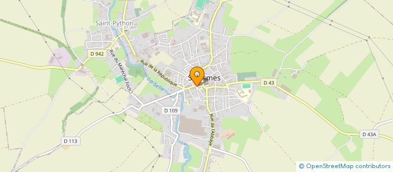 localisation de l'entreprise HEXOSIM à SOLESMES