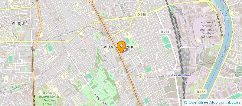 localisation de l'entreprise HEY RENOVATION ET DECORATION à VITRY-SUR-SEINE