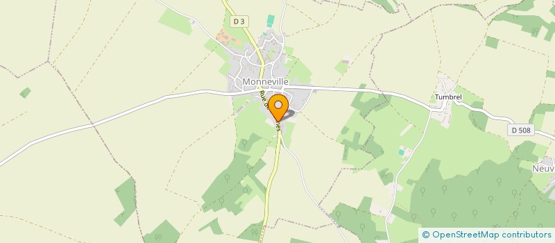 localisation de l'entreprise HEY TAXI  MONNEVILLE