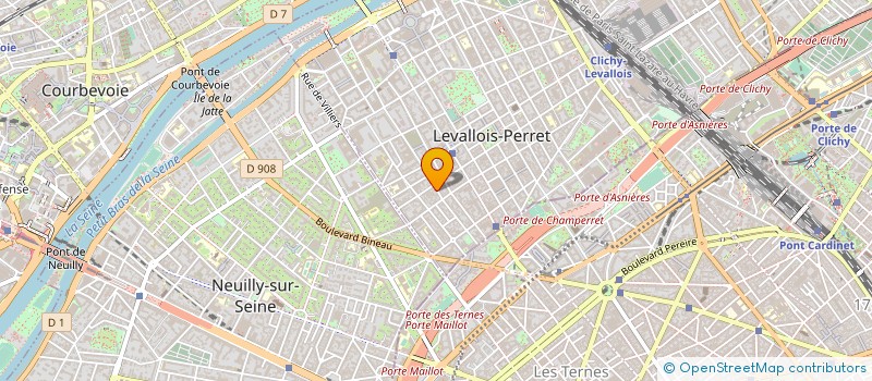 localisation de l'entreprise HEYLLO à LEVALLOIS-PERRET