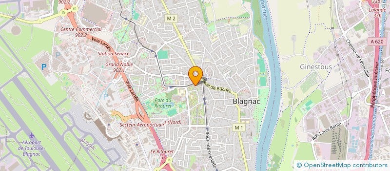 localisation de l'entreprise HEYNARD LE GOFF INDIVISION  BLAGNAC