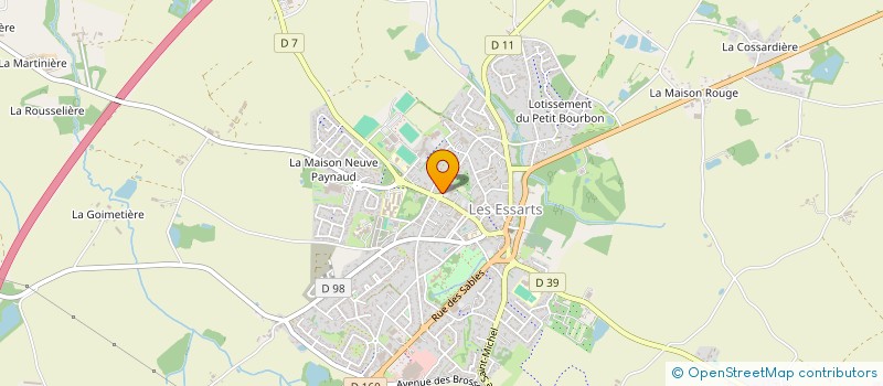 localisation de l'entreprise HEYSTIA à ESSARTS-EN-BOCAGE