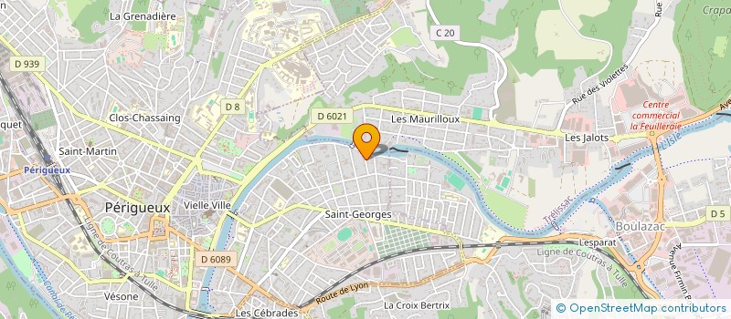 localisation de l'entreprise HEYTEL  PERIGUEUX