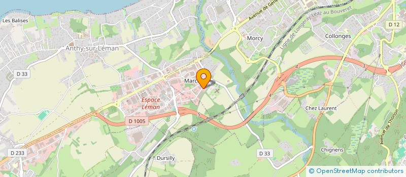 localisation de l'entreprise HEZKO à THONON-LES-BAINS