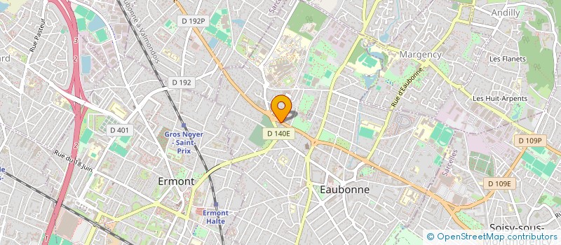 localisation de l'entreprise HF à EAUBONNE