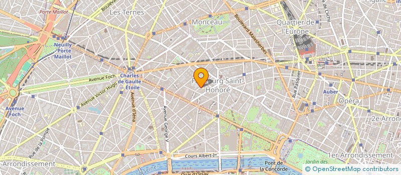 localisation de l'entreprise HF  PARIS