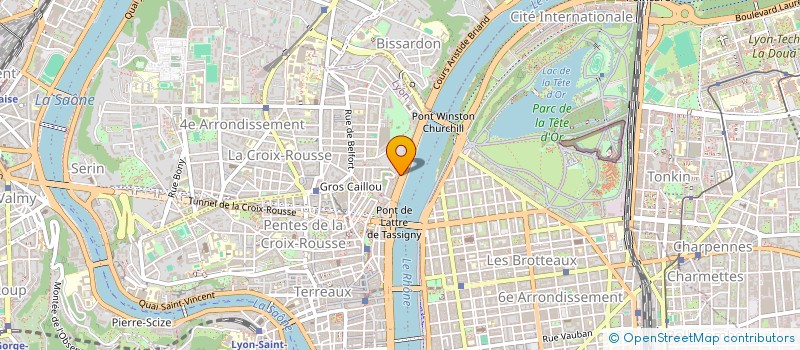 localisation de l'entreprise HF à LYON