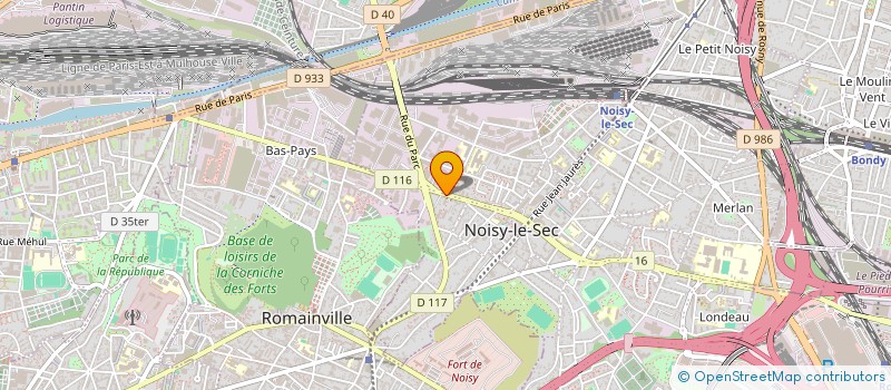 localisation de l'entreprise HF à NOISY LE SEC