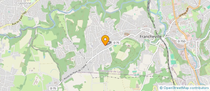 localisation de l'entreprise HF ASTIER  FRANCHEVILLE