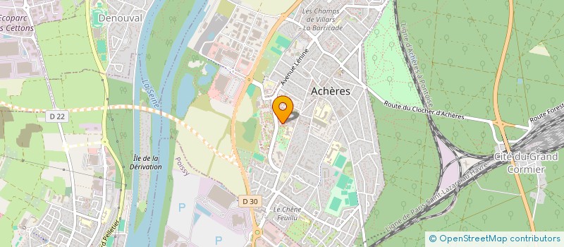 localisation de l'entreprise HF EUROPE CONSTRUCTION AND SERVICE COMPANY  ACHERES