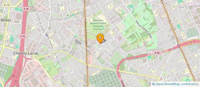 localisation de l'entreprise HF FIBRE à VITRY-SUR-SEINE