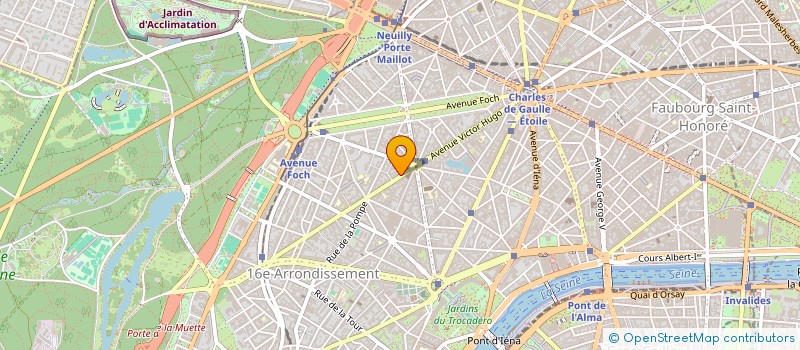 localisation de l'entreprise HF HOLDING  PARIS