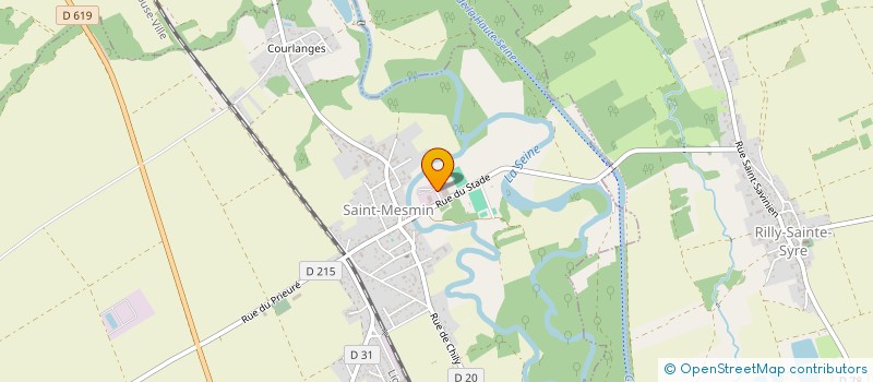 localisation de l'entreprise HF MACONNERIE  SAINT-MESMIN