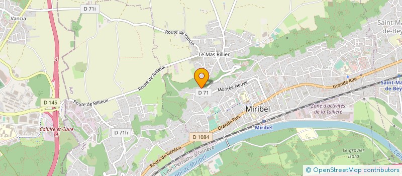 localisation de l'entreprise HF-PARTNER à MIRIBEL