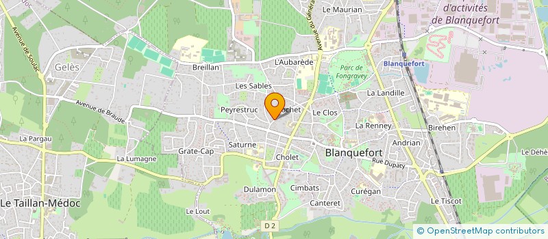 localisation de l'entreprise HF PATRIMOINE à BLANQUEFORT