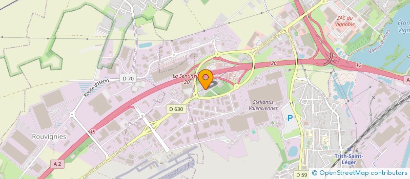 localisation de l'entreprise HF PERFORMANCE  TRITH-SAINT-LEGER