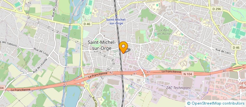 localisation de l'entreprise HF. RENOV à SAINT-MICHEL-SUR-ORGE