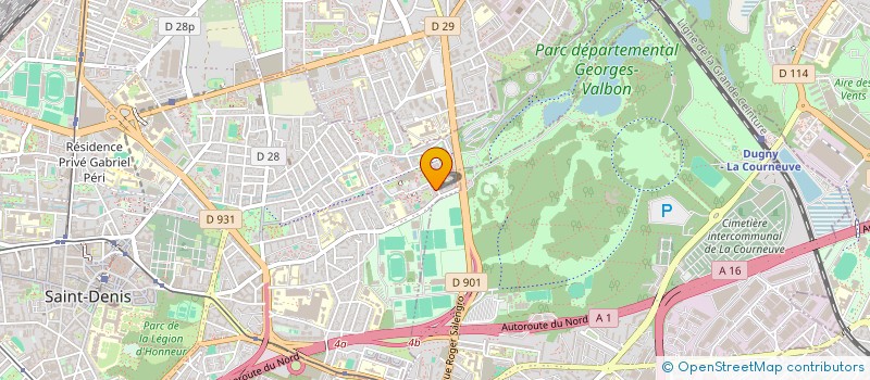 localisation de l'entreprise HF SERVICES PROPRETE  SAINT-DENIS