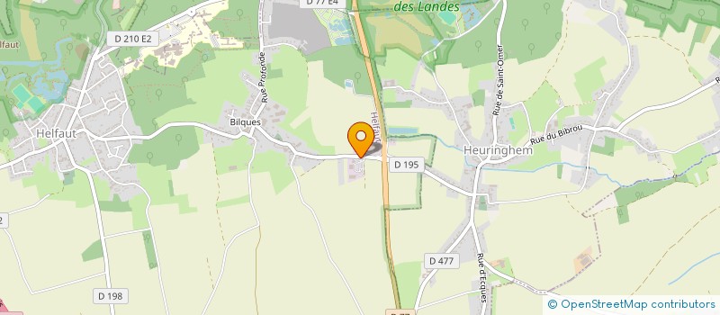 localisation de l'entreprise HF VALORISATION  HELFAUT